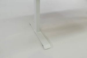 Stand Desk: white frame